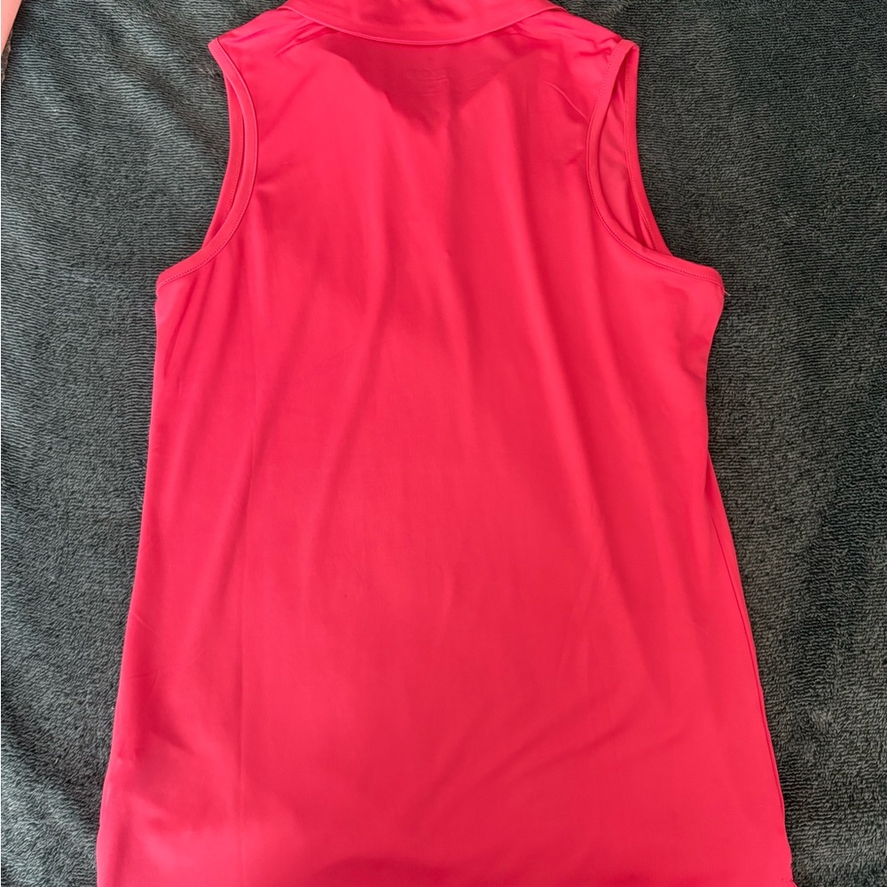 IZOD Pink Sleeveless Polo Shirt - Picture 3 of 3